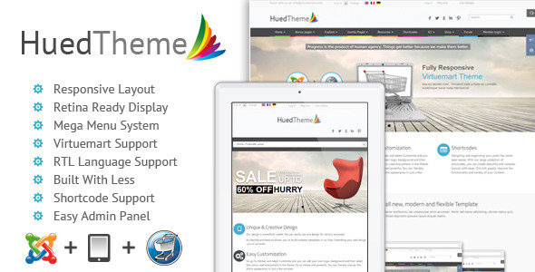 HuedTheme - Responsive Virtuemart Joomla Template icon