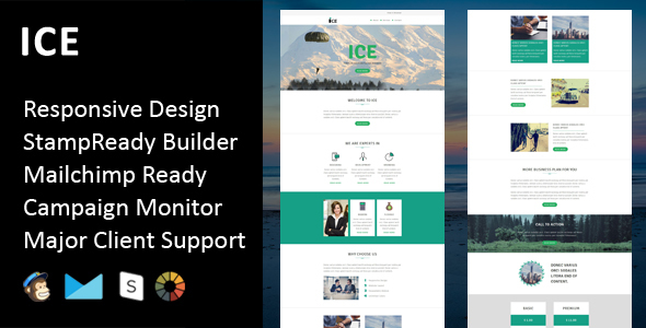ICE - Multipurpose Responsive Email Template + Stampready Builder icon