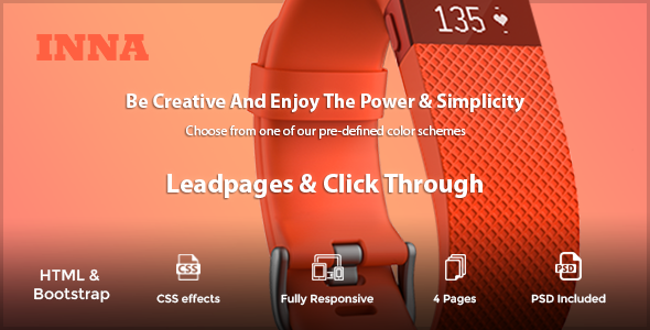 INNA - Marketing HTML Landing Page icon