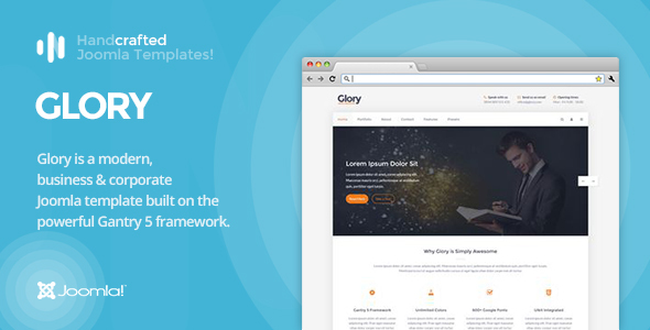 IT Glory - Gantry 5, Business & Portfolio Joomla Template icon