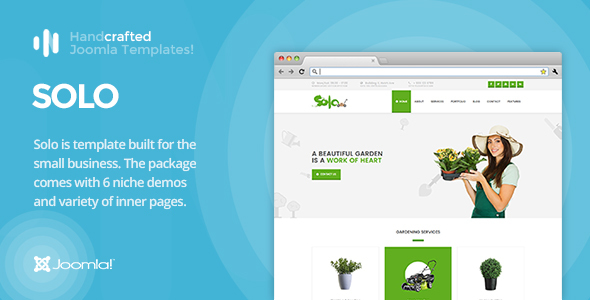 IT Solo - Gantry 5, Small Businesses Joomla Template icon