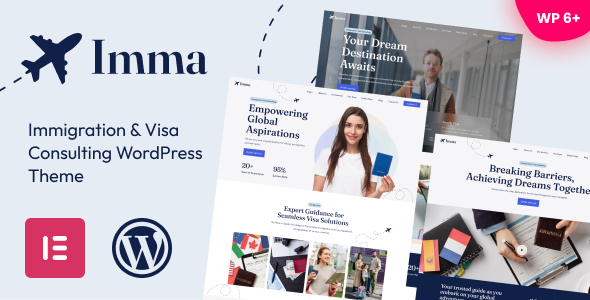 Imma - Immigration & Visa Consulting WordPress Theme icon