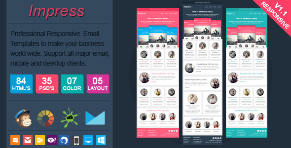 Impress - Clean Responsive Email Template icon
