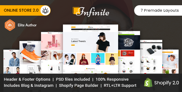 Infinite Multipurpose Shopify Theme icon