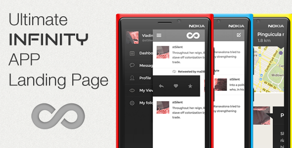 Infinity App - Ultimate Landing Page icon