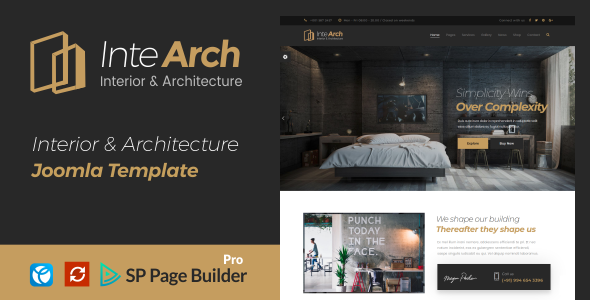 Intearch - Interior & Architecture Joomla Template