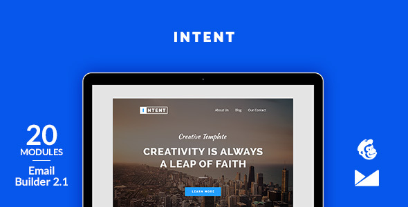 Intent Email Template + Online Emailbuilder 2.1 icon