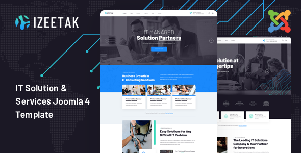 Izeetak - IT Solutions & Services Joomla 4 Template icon