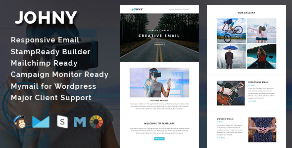 JOHNY - Multipurpose Responsive Email Template icon