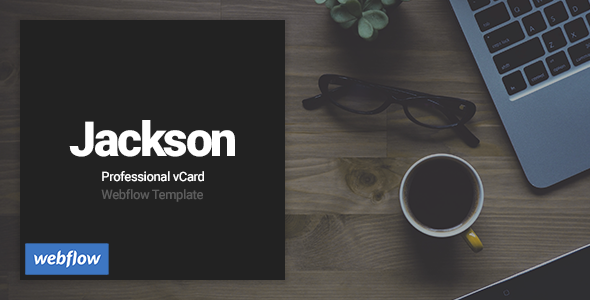 Jackson - Professional vCard Webflow Template icon