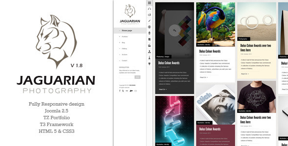 Jaguarian - Responsive Joomla Template icon