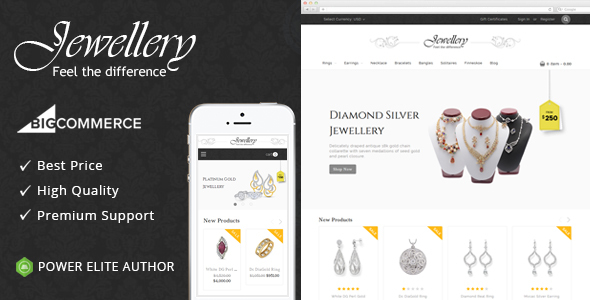 Jewellery - Multipurpose Stencil BigCommerce Theme icon