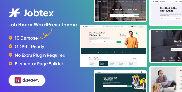 Jobtex – Job Board WordPress Theme icon