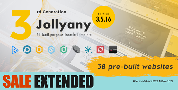Jollyany | Multi-Purpose Joomla 4 Template icon