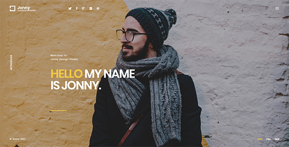 Jonny - One Page Joomla! Theme icon