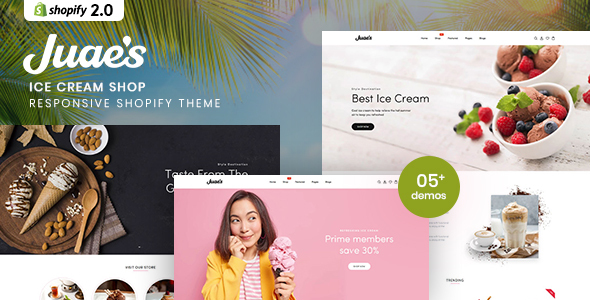 Juaes - Ice Cream Shop Responsive Shopify Theme icon