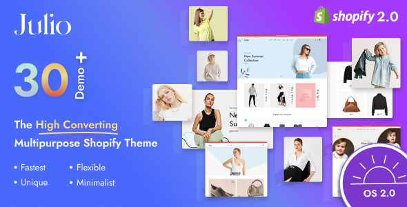 Julio – Multipurpose Shopify Themes OS 2.0 - RTL Support icon