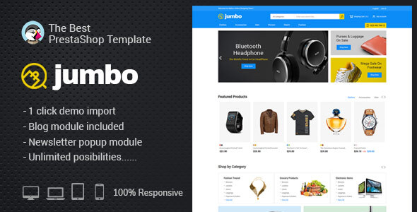 Jumbo Mobile Electronics Prestashop 1.7 Themes