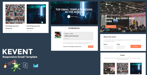 KEVENT - Best Responsive Event Email Template + Online Stampready Builder icon