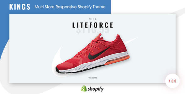 KINGS - Multi Store Responsive Shopify Theme icon