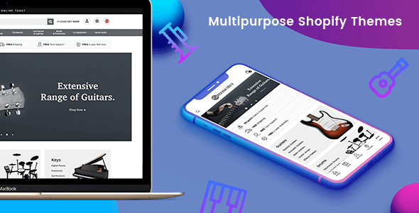 KalaMusic - Musical Instruments Store Shopify Theme icon