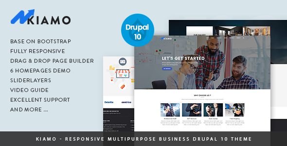 Kiamo - Responsive Business Service Drupal 10 Theme icon