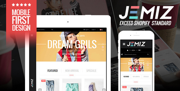 Kids Fashion Store Responsive Shopify Theme - Jemiz icon