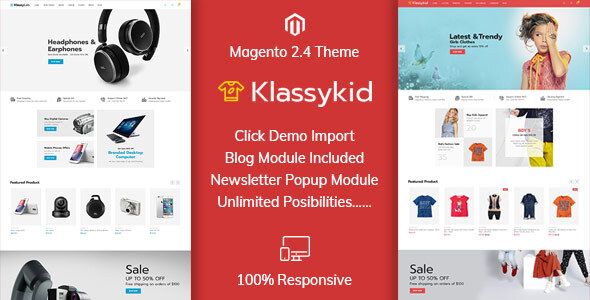 Klassy Kids Fashion - Electronics Magento 2.4 Theme icon