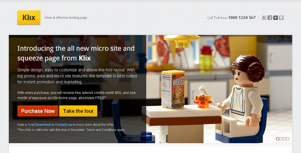 Klix Landing Page icon