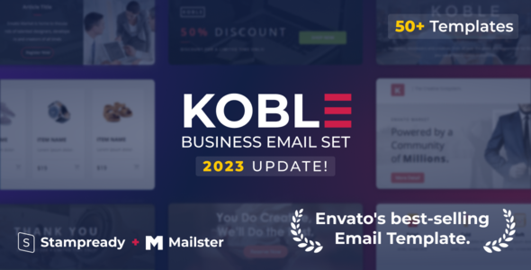 Koble Mailchimp Business Email Template Sets
