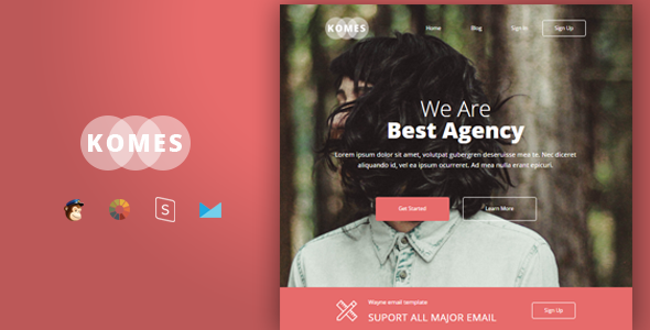 Komes - Multipurpose Responsive Email Template + Stampready Builder icon