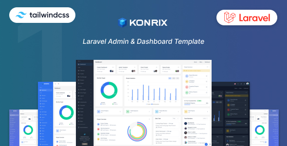Konrix - Laravel Tailwind Admin & Dashboard Template icon
