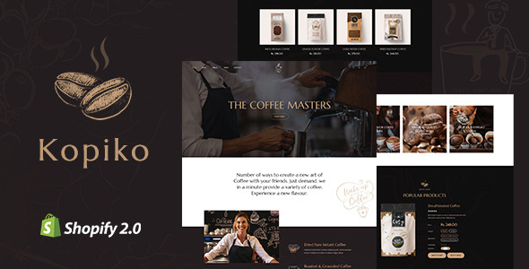Kopiko - Coffee Shop Shopify Theme icon