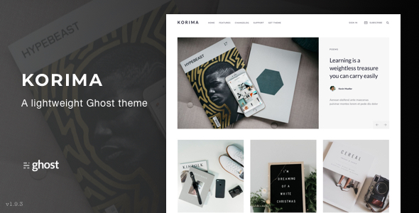 Korima - Multipurpose Ghost Blog Theme icon