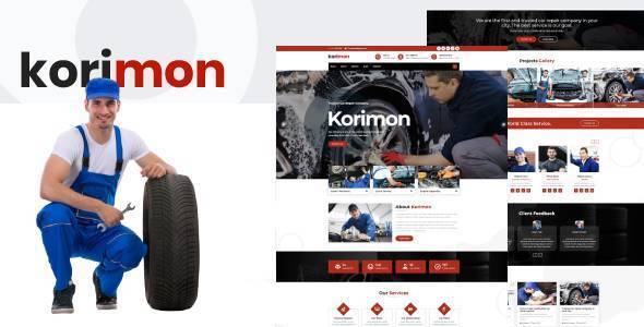 Korimon - Car Repair Responsive HubSpot Theme icon