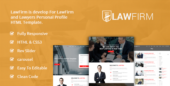LawFirm – Responsive Landing HTML Template icon