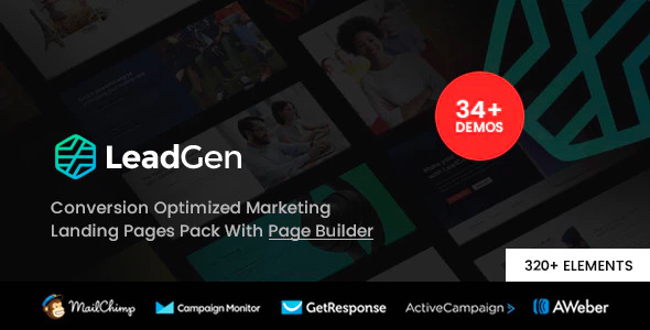 LeadGen - Multipurpose Marketing Landing Page Pack with HTML Builder icon