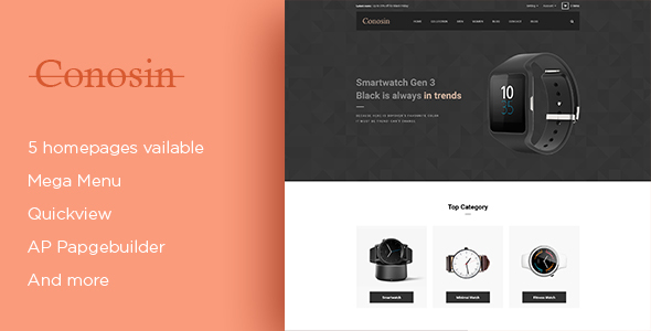 Leo Conosin Responsive Prestashop Theme for Luxury Watches & Gift icon