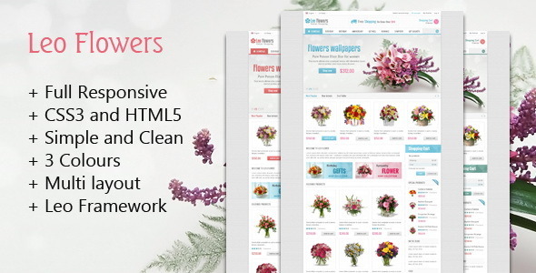 Leo Flowers Prestashop Theme icon