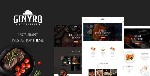 Leo Ginyro - Food Restaurant Prestashop Theme icon