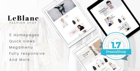 Leo Leblanc Responsive Prestashop Theme for Clothes Fashion icon