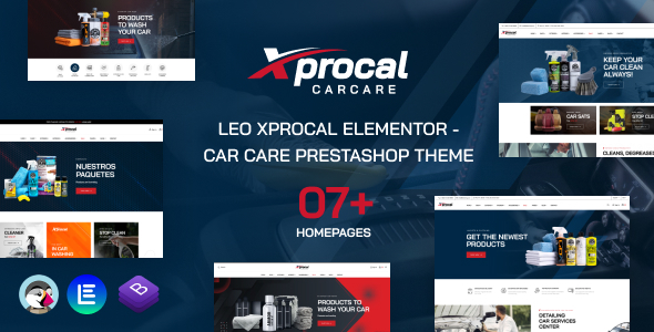 Leo Xprocal Elementor - Car Care Prestashop Theme icon