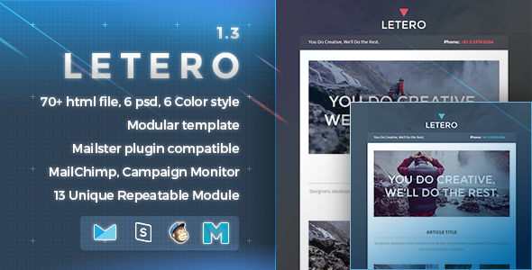 Letero - Responsive Email Template icon