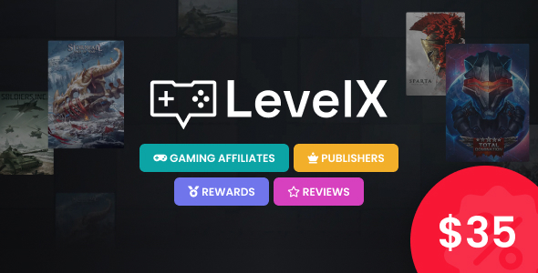 LevelX - Gaming Affiliate WordPress Theme icon