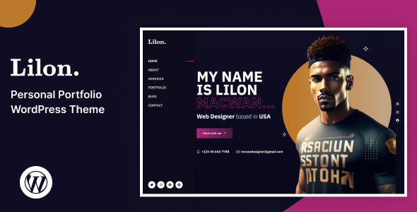 Lilon – Personal Portfolio WordPress Theme icon