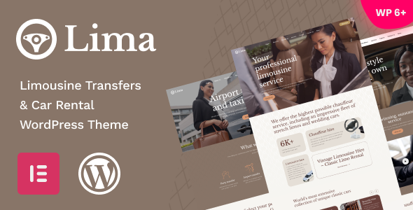 Lima - Limousine Transfers & Car Rental WordPress Theme icon