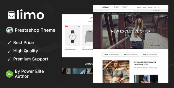 Limo - Fashion and Accessories Prestashop Theme icon