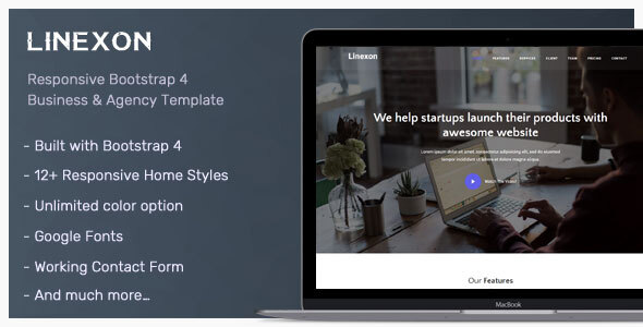 Linexon - Landing Page Template icon