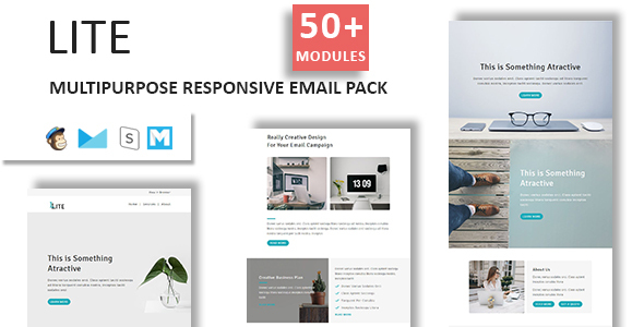 Lite - Email Template Multipurpose Responsive with Stampready Builder Access icon