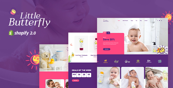 Little Butterfly - Kids Shopify Theme icon